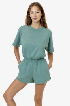 1214GD - Heavy Jersey Garment Dye Short Shorts -Builtd Store 1214GD ATLANTICGREEN 1s facd97de ea06 4cf3 88dc 6380fa943015