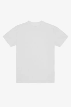 14R309 - 14/1 Rib Mock Neck Top -Builtd Store 14R309 MOCKNECK WHITE RVSD2 AW