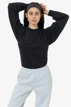 1807GD Mix - 6.5oz Long Sleeve Garment Dye Crew Neck T-Shirt -Builtd Store 1807GD OFFBLACKf 949127c2 5487 4415 9548 bb09946aeefd