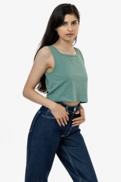 1822GD - Garment Dye Crop Tank -Builtd Store 1822 atlanticnatalie