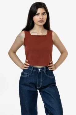 1822GD - Garment Dye Crop Tank -Builtd Store 1822 saddlenatalie