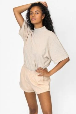 1825GD Mix - Oversized Short Sleeve High Mockneck T-shirt -Builtd Store 1825gd 3 F 4cc4f88b f181 437f aaa5 29dbffc9b4fc