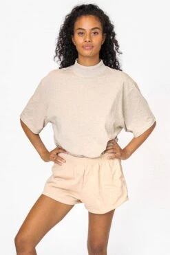 1825GD Mix - Oversized Short Sleeve High Mockneck T-shirt -Builtd Store 1825gd 4 F F 8c19369f 42c5 4691 80d2 5a79c500e6af