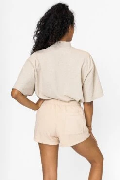 1825GD Mix - Oversized Short Sleeve High Mockneck T-shirt -Builtd Store 1825gd 5 F fb593c39 420a 46f5 993f 49161d609a4e