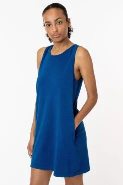 1840GD - Garment Dye Tank Dress 33 1840GD - Garment Dye Tank Dress -Builtd Store 1840lapis1