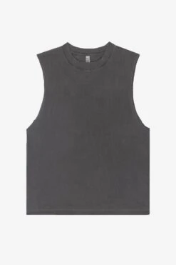 1865GD - 6.5oz Garment Dye Sleeveless Tee -Builtd Store 1865GD VintageBlack