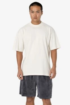 VLR442GD - Garment Dye Velour Mid-Length Wide Short -Builtd Store 1Q6A9602 standard