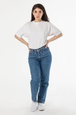 2017MN - 6.0oz Mock Crew Neck Heavy Combed Cotton T-Shirt -Builtd Store 2017MN White Small Kimia 0771 8c72fd0b 05cc 47c4 bb31 fe7227798689