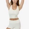 3380GD - Cotton Spandex 2x1 Rib Crop Tank