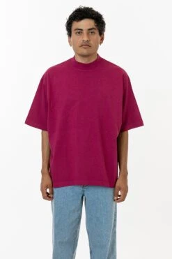 1825GD Mix - Oversized Short Sleeve High Mockneck T-shirt -Builtd Store 39 3688f3c9 f181 417c b948 b9d24715ac1f