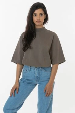 1825GD Mix - Oversized Short Sleeve High Mockneck T-shirt -Builtd Store 3 b53f089f 76b7 4980 be89 fe80842e75d1