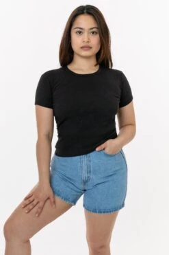 43005 - Classic Crewneck Baby Tee -Builtd Store 43005 black 1 1