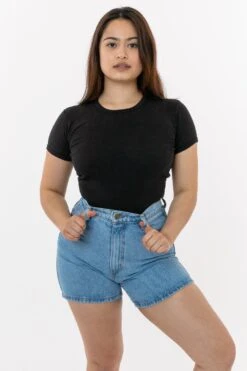 43005 - Classic Crewneck Baby Tee -Builtd Store 43005 black 2 1