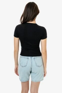 43005 - Classic Crewneck Baby Tee -Builtd Store 43005 rene black 3 1