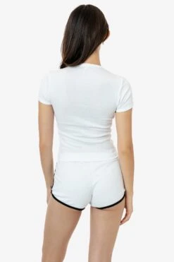 43005 - Classic Crewneck Baby Tee -Builtd Store 43005 rene white 2 1