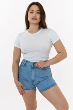 43005 - Classic Crewneck Baby Tee -Builtd Store 43005 white 2 1