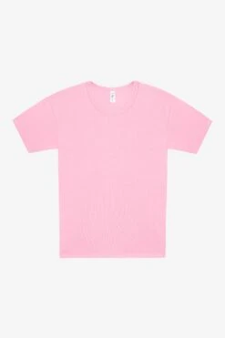 43005 - Classic Crewneck Baby Tee -Builtd Store 43005 BABYRIB 001 PINK RVSD AW