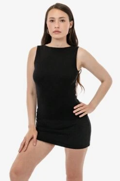 43045 - Baby Rib Sleeveless Boatneck Top -Builtd Store 43080 BLACK 2s e2735d67 22ce 4c6e 9ae2 8d2846a07e64