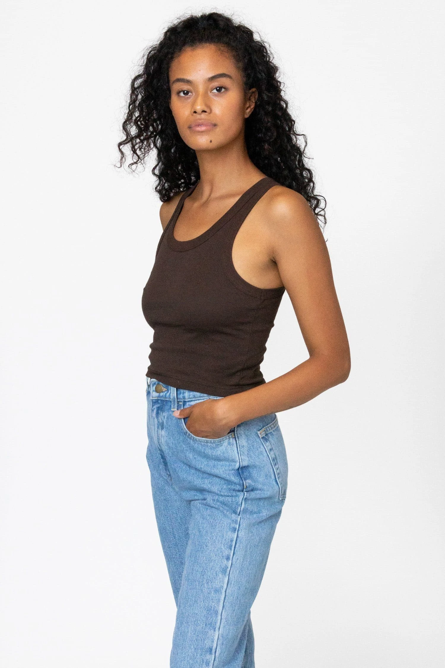 4328 - Sporty Baby Rib Crop Tank 18 4328 - Sporty Baby Rib Crop Tank - Image 18