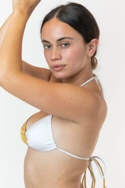 RNT501 - The Ophelia 2-Tone Ring Bikini Top -Builtd Store 501 whtgld1xXfDONE