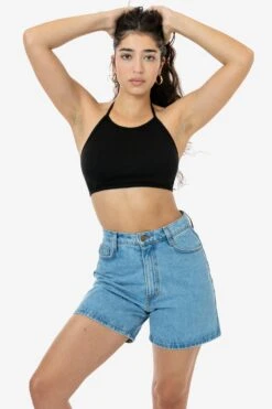 73081 - Interlock Halter Top 18 73081 - Interlock Halter Top -Builtd Store 73081 BRITTANY BLACK 2