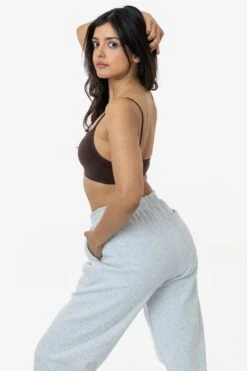 83016GD - Garment Dye Basic Bralette 38 83016GD - Garment Dye Basic Bralette -Builtd Store 83016GD CHOCOLATE 1