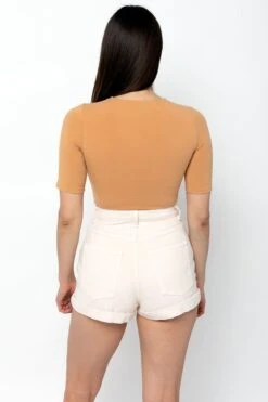 83071GD - Cut Out Crop Top -Builtd Store 83071GD Back