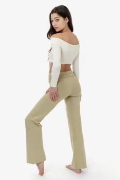 83074GD - Cotton Spandex Long Sleeve Off Shoulder Crop Top -Builtd Store 83074GD FB 3f