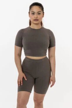 83078GD - Garment Dye Short Sleeve Crop Top 29 83078GD - Garment Dye Short Sleeve Crop Top -Builtd Store 83078 falcon