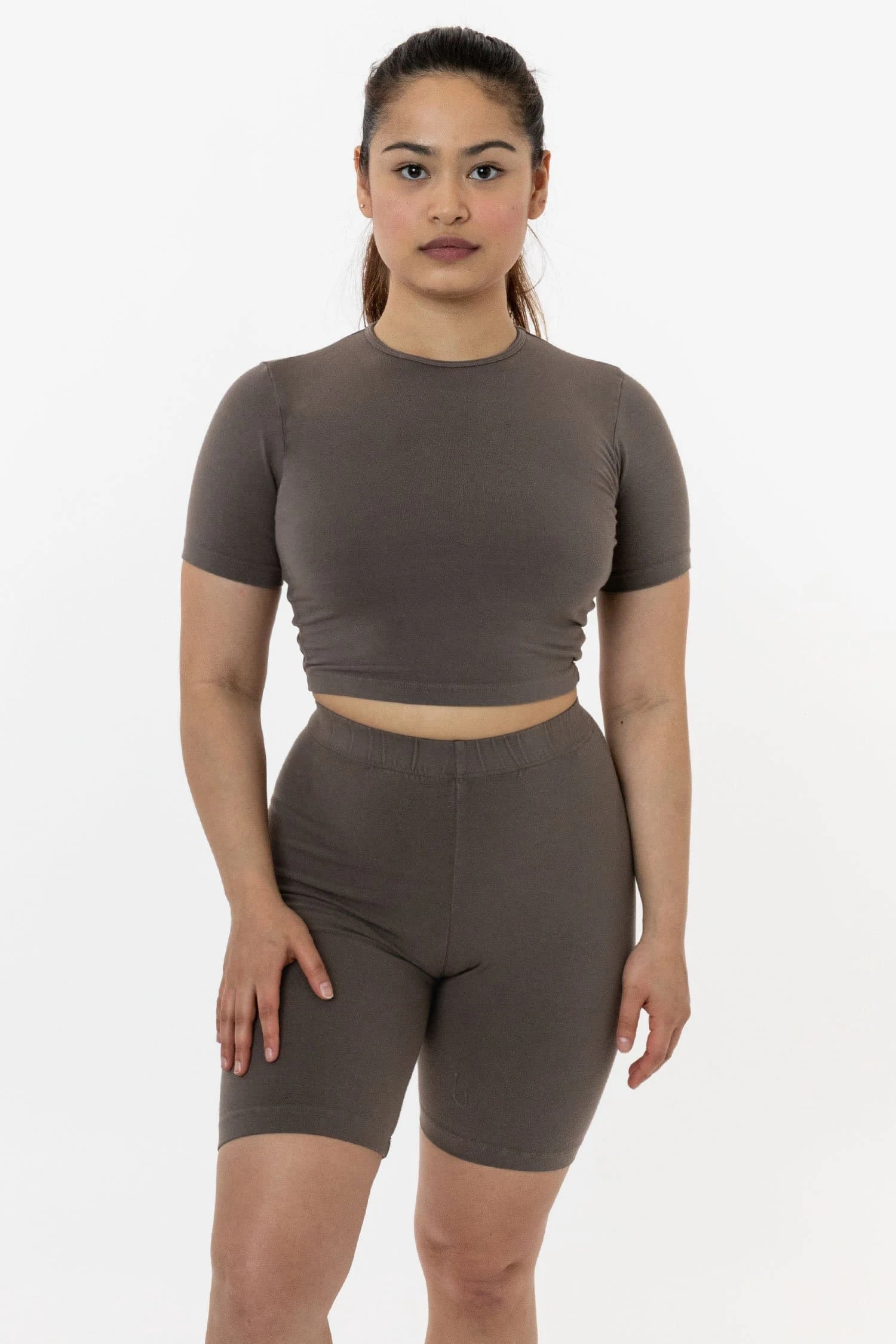 83078GD - Garment Dye Short Sleeve Crop Top 10 83078GD - Garment Dye Short Sleeve Crop Top - Image 10