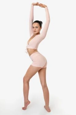 8319GD - Garment Dye Yoga Shorts -Builtd Store 8319GD F 1