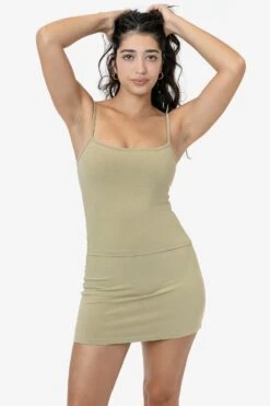 8320GD - Garment Dye Spaghetti Tank Camisole 19 8320GD - Garment Dye Spaghetti Tank Camisole -Builtd Store 8320GD 8384GD ECRU BRITTANY 1k