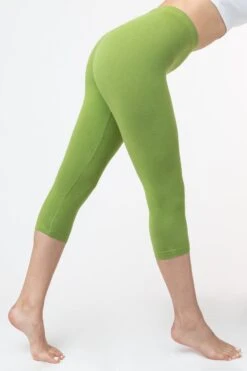 83216GD - Garment Dye Cropped Legging -Builtd Store 83216celery