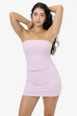 83293GD - Garment Dye Mid-Length Tube Top -Builtd Store 83293GD 8384GD CRADLEPINK BRITTANY 1k
