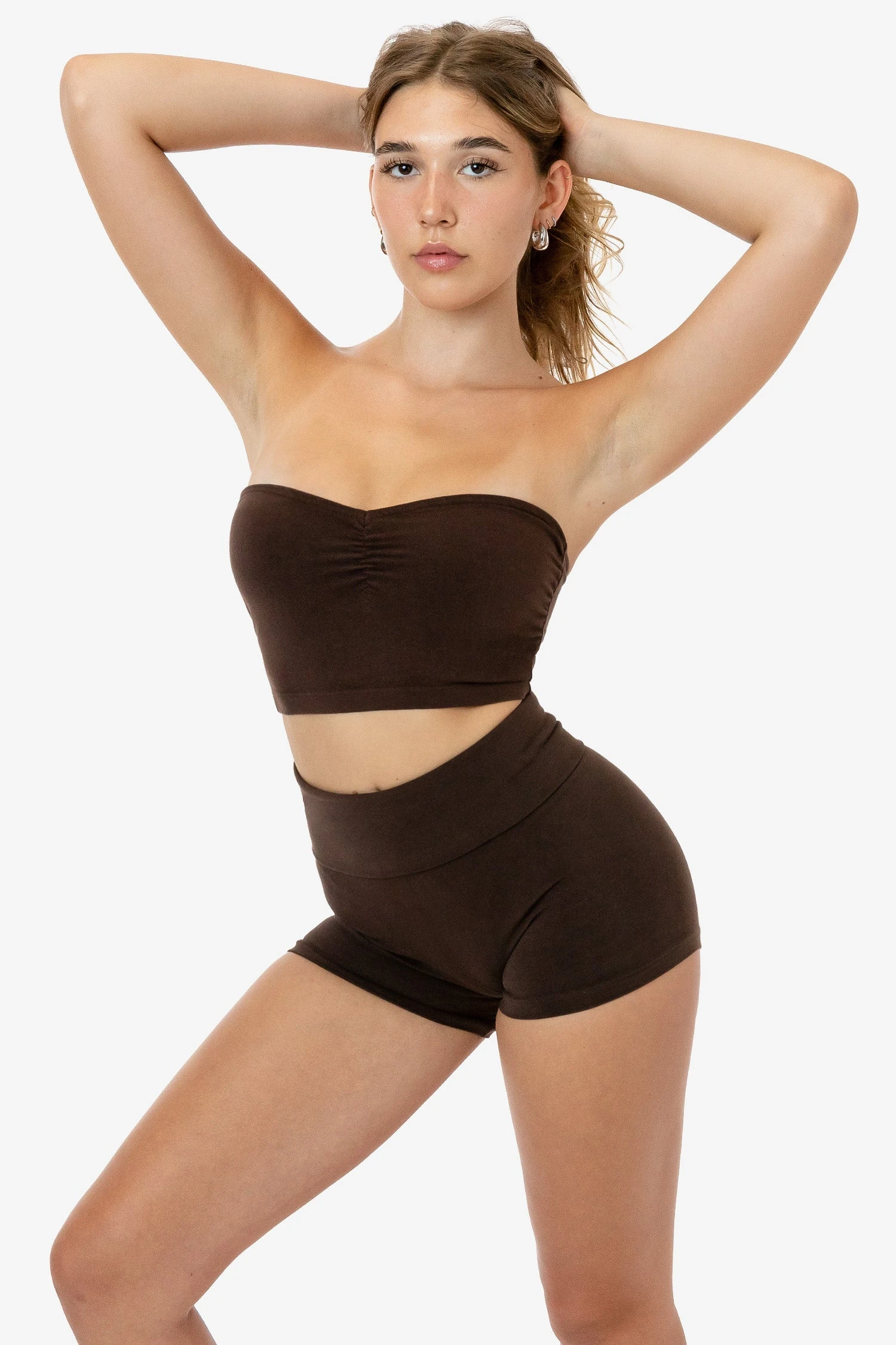 8337GD - Garment Dye Ruched Front Tube Top 4 8337GD - Garment Dye Ruched Front Tube Top - Image 4