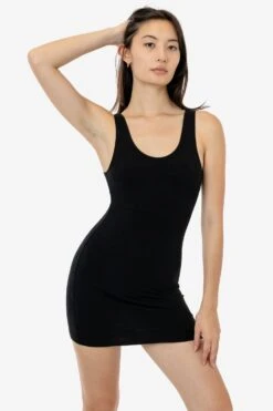 83610GD - Garment Dye Tank Mini Dress 24 83610GD - Garment Dye Tank Mini Dress -Builtd Store 83610GD RENE BLACK 1