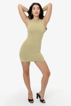 83665GD - Garment Dye Sleeveless Crewneck Mini Dress -Builtd Store 83665GD BRITTANY F 2