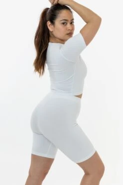 8382GD - Garment Dye Bike Shorts -Builtd Store 8382 white