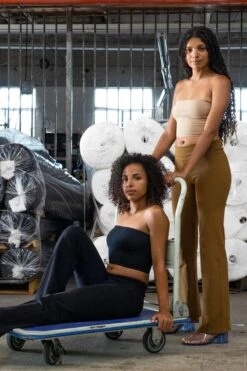 8393 - Cotton Spandex Tube Top -Builtd Store 8393 Black3