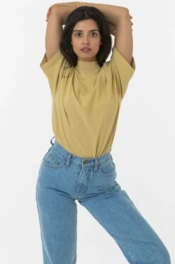 1825GD Mix - Oversized Short Sleeve High Mockneck T-shirt -Builtd Store 8 1ca893b0 8d6a 421e bb21 1de1302a3f5e