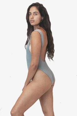 B303GD - Garment Dye Boatneck Dance Bodysuit -Builtd Store B303GD EUCALYPTUS FINAL 1