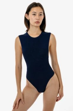 RFK216 - Viscose Nylon Crewneck Bodysuit -Builtd Store BODYSUIT 9S