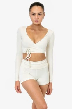 8319GD - Garment Dye Yoga Shorts -Builtd Store CREME 2 f31aa644 f9e4 4781 84f1 0386a407659c