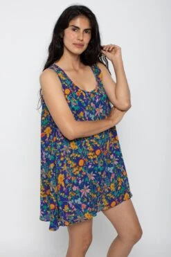 RPCH03 - Chiffon A-Line Mini Dress -Builtd Store Dress4