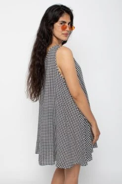 RPR03 - Rayon A-Line Mini Dress -Builtd Store Dress9