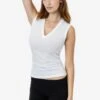 FF366 - Poly Cotton Sleeveless V Neck