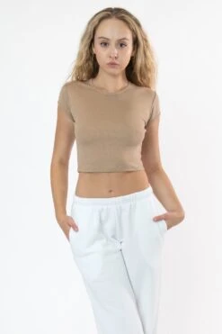 43035 - Cap Sleeve Baby Rib Crop Top -Builtd Store F7E020F7 1462 4400 A8C9 131E0B181AC2