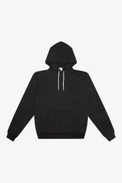 F98 - 50/50 Dropped Shoulder Pullover Hoodie -Builtd Store F98 DarkHeatherGreyFRONT