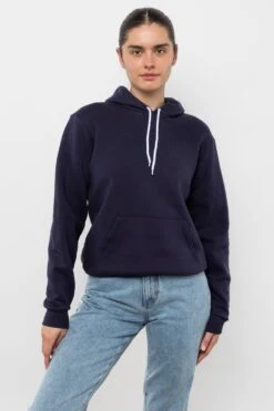 F98 - 50/50 Dropped Shoulder Pullover Hoodie -Builtd Store F98 Navy4