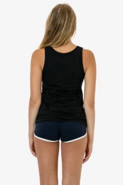 FF08 Unisex - Poly-Cotton Unisex Tank Top -Builtd Store FF08 BLACK 2 1